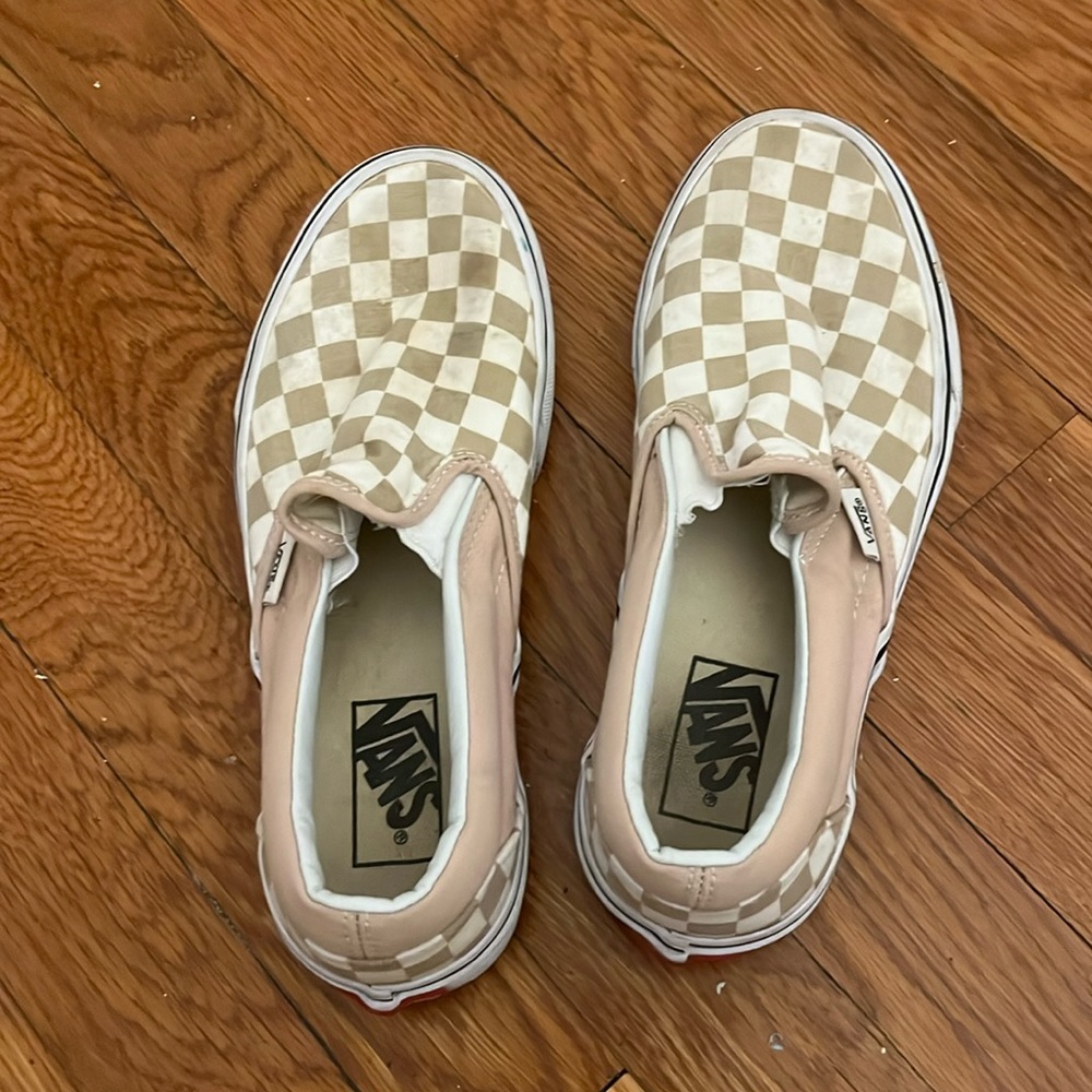 Tan Vans size 7 women's